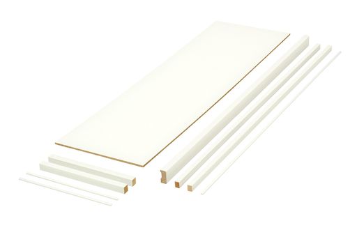 南海プライウッド収納棚枕棚Cシリーズシェルホワイト400x1350mmMC-SLW4-A