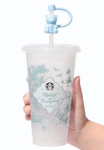 STARBUCKSスタバ2026ミステリーカラーチェンジングリユーザブルコールドカップ710ml+2026ミステリーパックリユーザブルカップ専用ストローキャップベアリスタ(※色はお選びいただけません)
