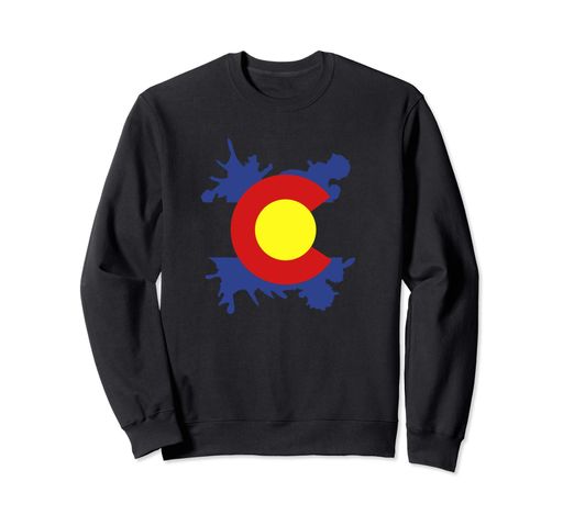 ColoradoSplatterSplashStyleFlagトレーナー