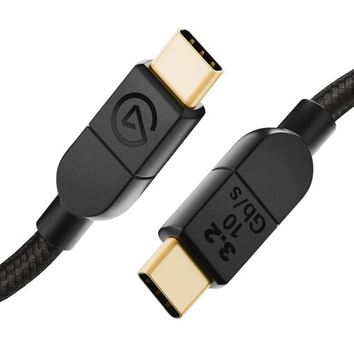 ElgatoUSB-C3.2ケーブル?10Gb/sデータ転送3A電力供給金メッキコネクタ丈夫な編込ナイロン製ケーブル1.5m/4.9ftMacPCゲーム用周辺機器その他に対応