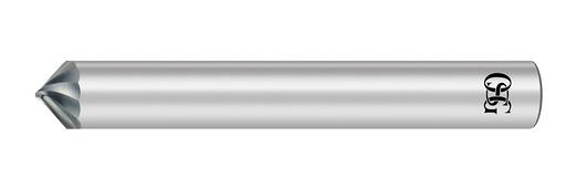 オーエスジー 銅・アルミ・面取り用2枚刃超硬スパイラルロングシャンク 外径4mm 全長50mm 刃長1.6mm シャンク径4mm CA-SCC 0.8x45 ?x4(8501284)｜アクアデイリーストア