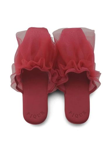 [ジェラートピケ]いちごルームシューズPWGS244743レディースREDFreeSize