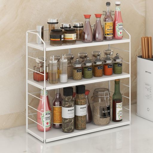 楽天市場】調味料ラック 3段式 調味料収納 スパイスラック 置き型 三段