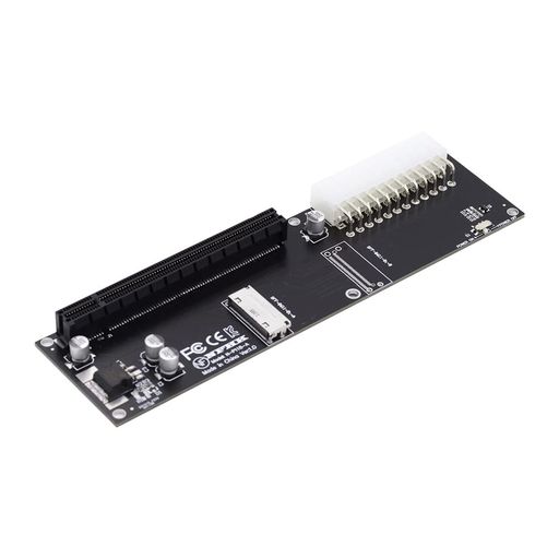 NFHK8XOculinkSFF-86128611-PCIEPCI-Express16xアダプターATX24ピン電源ポート付きメインボードグラフィックスカード用