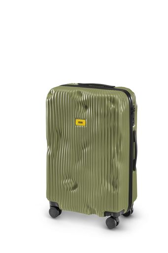 [クラッシュバゲージ] 旅行バッグ 縞模様 66L 軽さ 旅する 持ちはこび入れもの cb152-05【縞模様】 オリーブ M