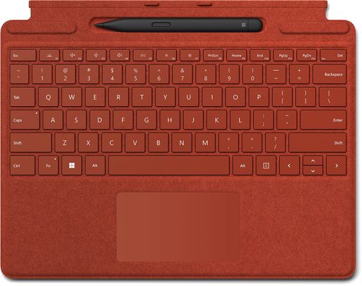 SurfaceProスリムペン2付きSignatureキーボードポピーレッド