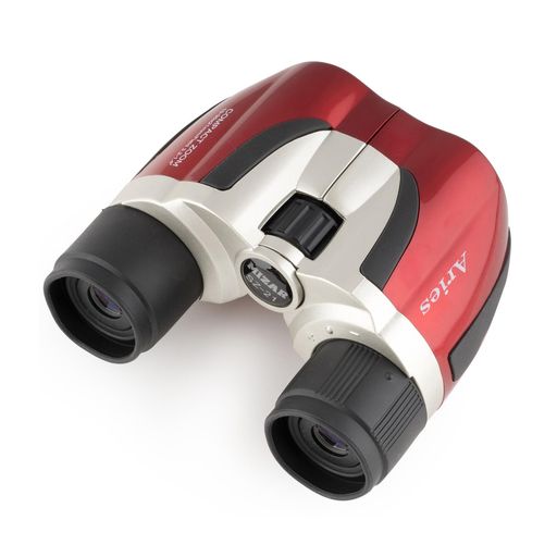 MIZAR-TEC(ミザールテック)双眼鏡コンパクトズーム10倍最大30倍21mm口径マルチコートレッドSZ-21R