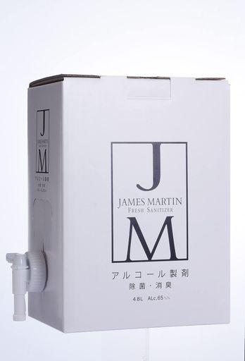 JAMESMARTINジェームズマーティンフレッシュサニタイザー詰め替え用4.8Lバッグインボックス