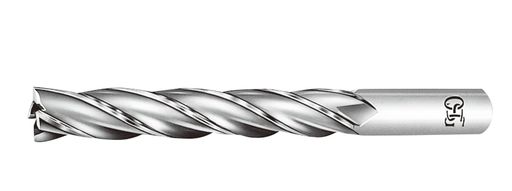オーエスジー多刃ハイススクエアエンドミルエキストラロング形外径40mm全長235mm刃長150mmシャンク径32mmEXML40x235x150x32(81305)