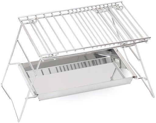KOGU考具OUTDOORクッカースタンド【日本製】丈夫な作り高さ調整可能炭・薪対応折りたたみ式収納袋付きダッチオーブン料理BBQバーベキュースタンドアウトドアキャンプステンレス燕三条4599…
