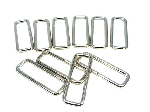 イチネンアクセスファミリーツール(FAMILYTOOL)角カン(小カン)(内寸30x7mm線径2mm)シルバー50個入56766