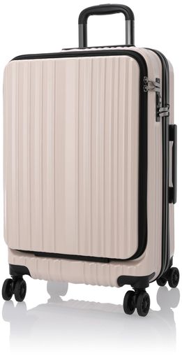 [ワイズリー] spark/FRONT OPEN(スパーク/フロントオープン) 22インチ 約4.2kg 約57~63L マチ拡張型 フロントオープン 3層仕様 TSAロック ショック吸収・ストッパー機能付き双輪キャスター 軽量 大&hellip;｜アクアデイリーストア