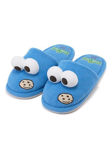 [ジェラートピケ]【SESAMESTREET】HOMMEルームシューズPMGS261659メンズBLUFreeSize