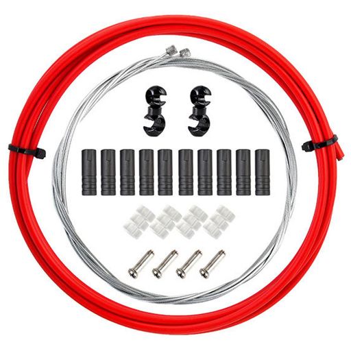 Shift Wire Shift Outer Cable Bicycle Parts Shift Cable Bicycle Shift Cable Bicycle Replacement Parts Multifunctional Durable Mountain Bike Road Bike Folding Bike (Red)