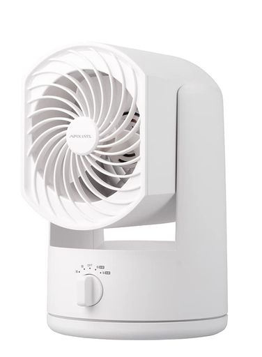 APIXアピックスフォールディングサーキュレーターお部屋の空気循環対策AFC-250-WH