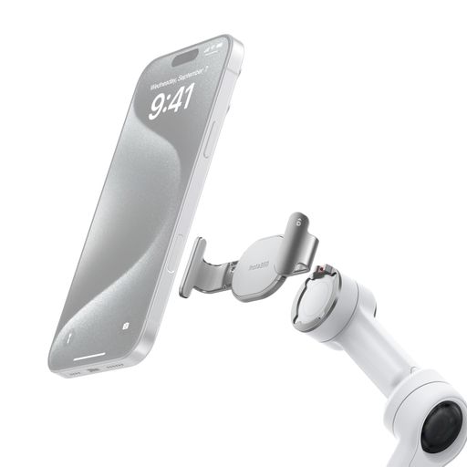 Insta360Flow2Pro磁気スマートフォンクランプ-ストーン・グレー