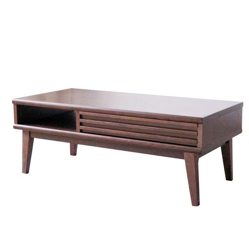 関家具(Sekikagu)大川家具ローテーブルサイドテーブルブラウン奥行50.0x幅100.0x高さ38.0(cm)370459