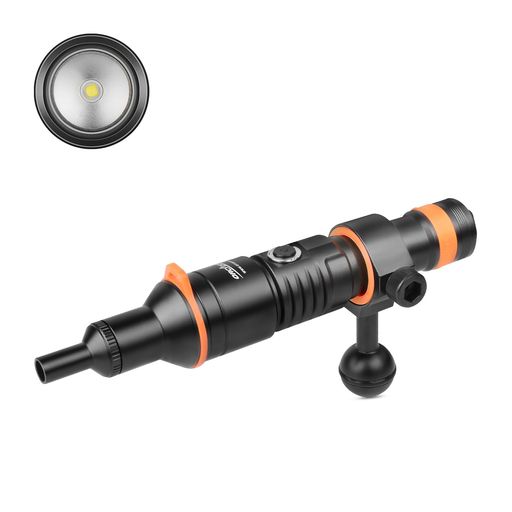 ORCATORCH D530V ダイビングライト 最大1200ルーメン 120度ワイドビーム角 水中懐中電灯 水中ライト 水中150メートル ビデオライト|アクアデイリーストア