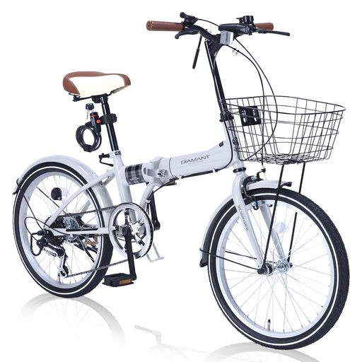 【2026NEWMODEL】MYPALLAS(マイパラス)折畳銀輪20in手かご/LED点火装置/鉄条鍵を掛ける付オールインワンシマノ製総締めうつり変わり6段歯車街乗り通い通学男女兼用着飾るなカラーバリエーショ…