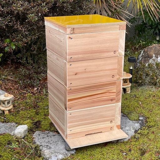 楽天市場】送料無料 手作り 日本みつばち 重箱式 待ち箱 (巣箱) 3段箱