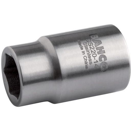 バーコステンレス製6角ソケット差込角3/4in、大きさ55mmSS224-55
