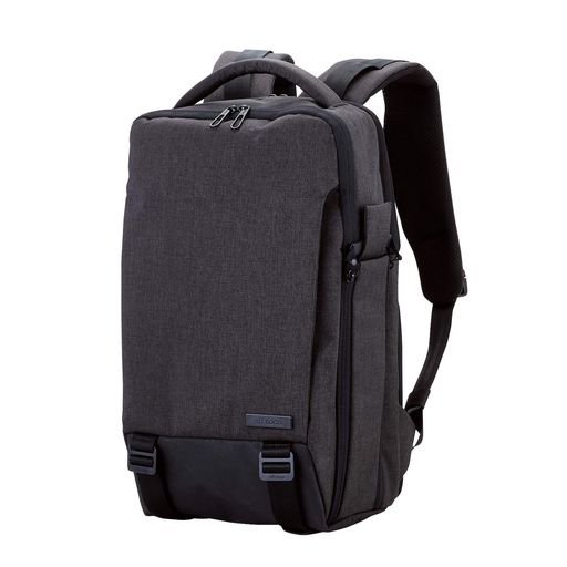 エレコム リュック ビジネスバッグ off toco(オフトコ) 15.6インチPC収納 A4対応 3WAY ハイグレード バックパック ブラック BM-OF02BK|アクアデイリーストア