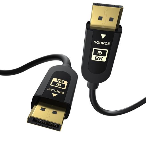 FIBBRお墨付き見せびらかすポ-ト2.1有線テレビ、SuperSpeedDP2.140Gbpsビデオディスプレイポ-トケーブル、8K@60サイクル、4K@165サイクル、HDR、HDCP2.2、ARCDPtoDPを受け支えるする、ゲーミングモニター用のDP
