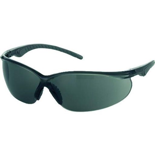 TRUSCO(トラスコ)二眼型セーフティグラス(ソフトテンプルタイプ)(グレー)x5個【ケース販売】