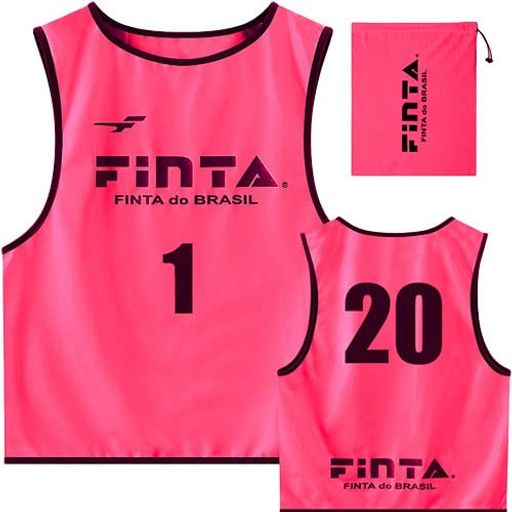 [フィンタ]FINTAサッカーフットサル大人用ビブスゲームベスト20枚セットフリーサイズFT6556(7200)ピンク 10,683円