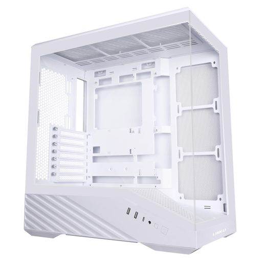 Lian Li VECTOR V100 White ピラー受け答え パソコン入れもの LEDストリップショー 小物見せびらかす空白文字 [V100W]
