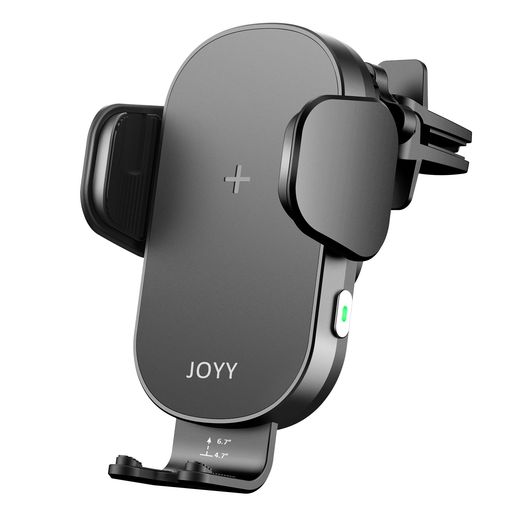 JOYYTECH車載ホルダーワイヤレス充電車載ワイヤレス充電器スマホホルダー車15WQi急速充電車載スマホホルダー自動開閉エアコン吹き出し口クリップ車用ホルダーカー用品360度回転スマホス…