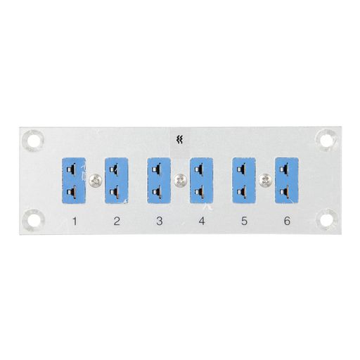 林電気工(HayashiDenko)細密画熱電対コネクタージャックパネル6対T印字機青113x38mmMHJP-T6