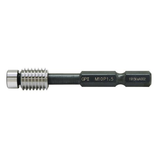 新潟精機SK日本製六角軸ビット付ねじゲージM10xP1.5GP2H-1015