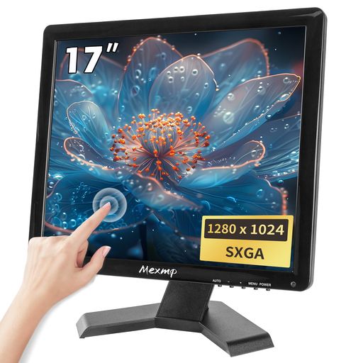 Mexmp17インチマルチタッチ相応うTFT液晶管する(1280x1024)10点静電静電容量式HDMI/VGA/AV/USB/BNCインプット内蔵金棒引きPOS/競り合い機/マイコン用
