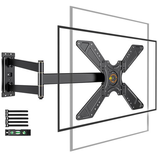 FORGINGMOUNT180度回転させる飾りつけテレビ受像機金具32~75in相応う|隅っこTV飾りつけ金具|横縦回転させる役立つことあり|耐荷重:50kg|83.82珊手|上下・働き掛ける・気泡管水準器・前後調節する|VESA標準尺度600x400粍ゲーミング当て嵌める/営利主義併設可