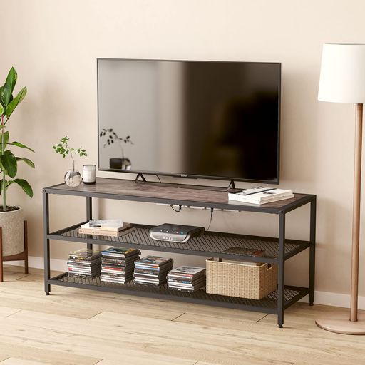 テレビ台40インチテレビボード幅120*奥行40*高さ50cmローボード収納つき木目調テレビラックtv台おしゃれオープンラック
