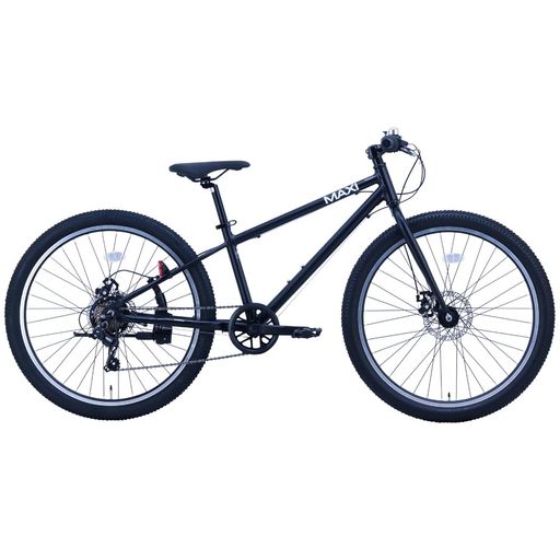 サカイサイクル(SAKAICYCLE)MAXIMTB銀輪赤ちゃん用ジュニアバイクマウンテンバイクシマノ製飾りつけ7段変速レコード盤うち切り軽さ24inMX247MTB木目細か黒いこと