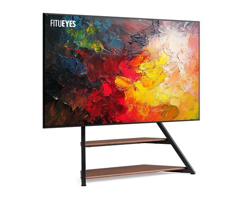 FITUEYESDESIGNテレビ受像機照明ランプ75-100in相応うテレビ受像機照明ランプ壁寄せ棚板付き添い人吊りひも管理すること回転させる能力のある高さ合わせる能力のある耐荷重85kgVESA800x600エッフェルシリーズ