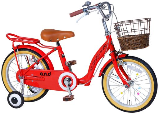 エフオーディー(FOD)a.n.designworksup16赤いこと小わっぱ用銀輪16in