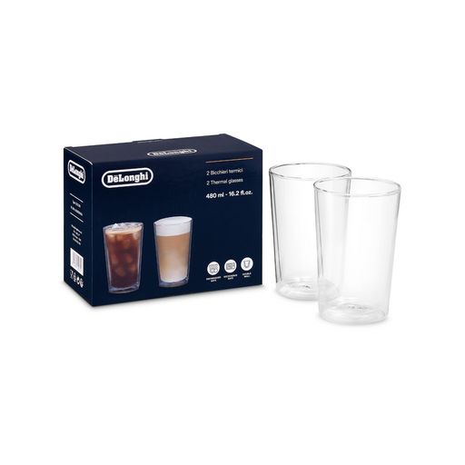 De’Longhiダブルウォールラージ保温グラス2個セット490ml/16オンスクリア 9,571円
