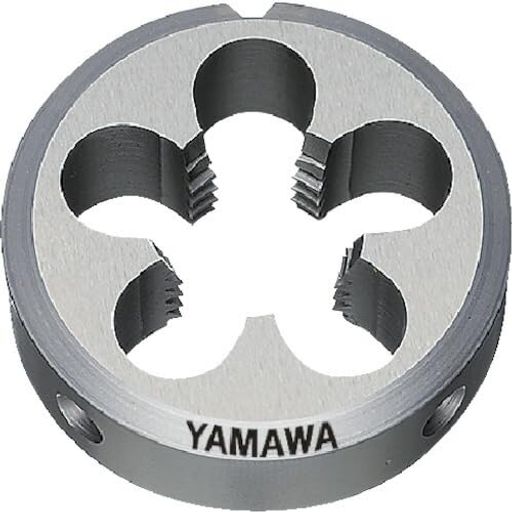 ヤマワアメリカ管用テーパねじ用ソリッドダイスD1/4-18NPT38径TYJNT040NEBC