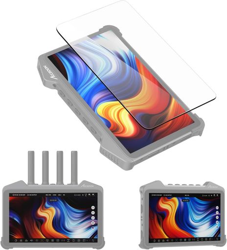 Accsoon7インチスクリーンプロテクターCineViewM7&M7Pro対応、4KHDMIカメラフィールドモニター強化ガラススクリーンプロテクター、フルカバレッジ簡単取り付けホコリ&気泡なし1枚