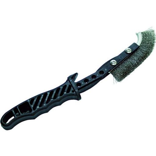 TRUSCO(トラスコ)チャンネルブラシEグリップJ型ステンレスSUS304TEBJSUSx10【ケース販売】