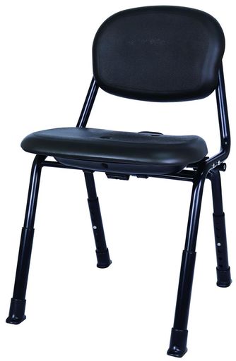 幸和製造所ユニプラスコンパクトシャワーチェア(かっこ良い印字機)黒いことBSU16