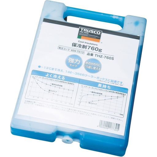 TRUSCO(トラスコ)保冷剤760g強冷手合いTHZ-760S【20個入り口・入口入れもの売りわたす】