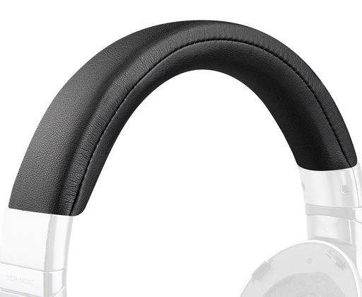 SOULWITヘッドバンドヘッドバンドカバーforSonyMDR-1ADAC(MDR1ADAC)ヘッドセット用保護ケースプロテインレザーヘッドホンカバー交換用修理ヘッドストラップパッド替えバンドカバー(ブラック)