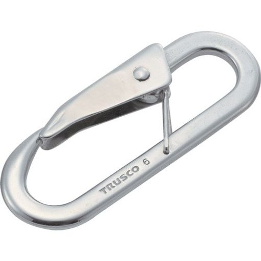 TRUSCO(トラスコ)スナップフックステンレス製C型線径Φ7X開口部11粍2個入TSF-6Cx20【入れもの売りわたす】