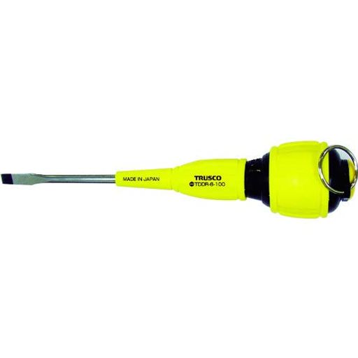 TRUSCO(トラスコ)落下防止電工ドライバー-6X100TDDR-6-100x10本【ケース販売】