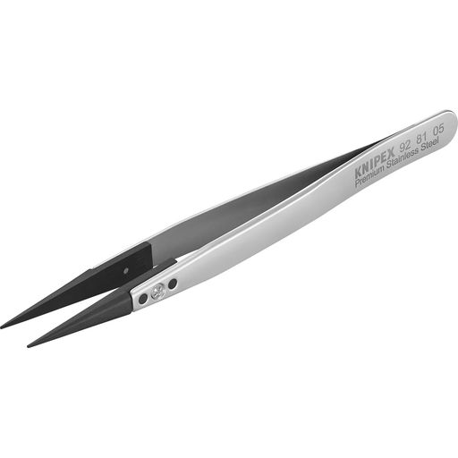 クニペックス KNIPEX ESDチップ交換式ピンセット チップ幅0.70x0.60mm 全長130mm 9281-05｜アクアデイリーストア