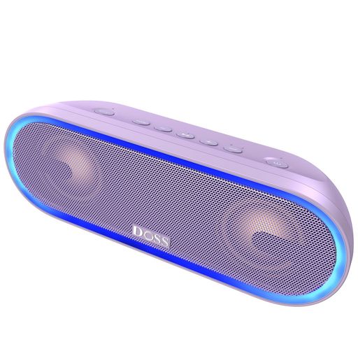 DOSSSoundBoxPro+P300Bluetooth金棒引き40W重低音部IPX6雨合羽無線電話携帯型小型金棒引き照明役立つこと積み上げる20第四次元年代順の連続生まれ変わり2台有りの実輪っかAux/TF歌留多相応うスマホお風呂